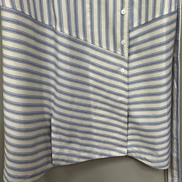 Finley Blue & White Striped Dress Size M (8-10) - Picture 5 of 9
